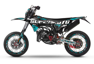 Dekor kit Fantic 50cc 2023-2025 Vision | Motorradaufkleber | Personalisierung 50cc | armysctv