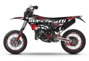 Dekor kit Fantic 50cc 2023-2025 Vision | Motorradaufkleber | Personalisierung 50cc | armysctv