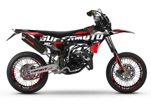 Dekor kit Fantic 50cc 2023-2025 Vision | Motorradaufkleber | Personalisierung 50cc | armysctv