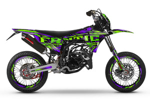 Dekor kit Fantic 50cc 2023-2025 Zontix | Motorradaufkleber | Personalisierung 50cc | armysctv