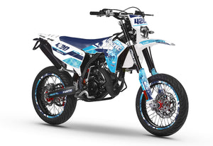Dekor kit Fantic 50cc 2023-2025 Oceans | Motorradaufkleber | Personalisierung 50cc | armysctv