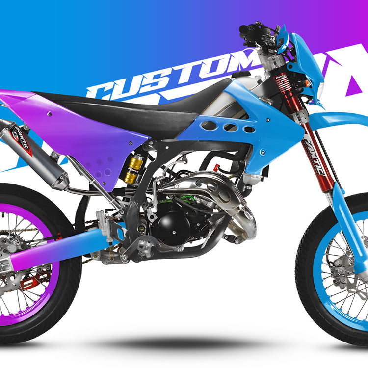 Kit pegatinas 100% Fantic Caballero 50cc 2013-2016 | pegatinas para moto | personalización 50cc | armysctv