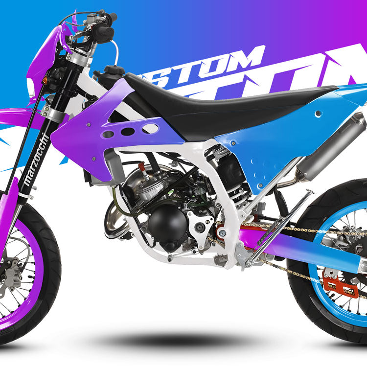 Kit pegatinas 100% Fantic Caballero 50cc 2013-2016 | pegatinas para moto | personalización 50cc | armysctv