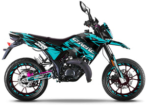 Dekor kit Generic Trigger SM 50cc 2006-2018 Achter | Motorradaufkleber | Personalisierung 50cc | armysctv