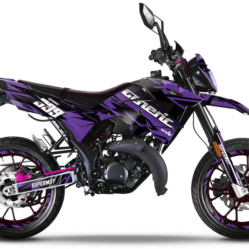 Kit déco Generic Trigger SM 50cc 2006-2018 Huitième | autocollants moto | personnalisation 50cc | armysctv