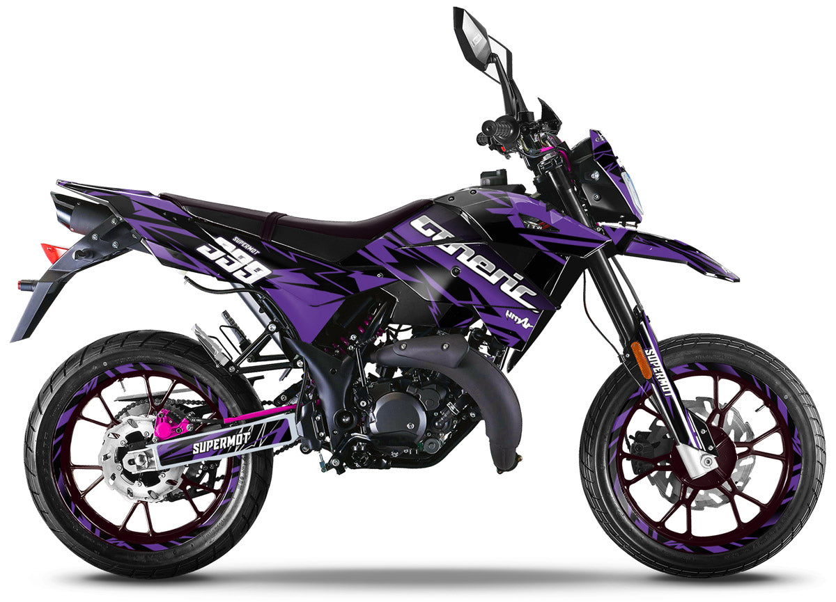 Kit déco Generic Trigger SM 50cc 2006-2018 Huitième | autocollants moto | personnalisation 50cc | armysctv