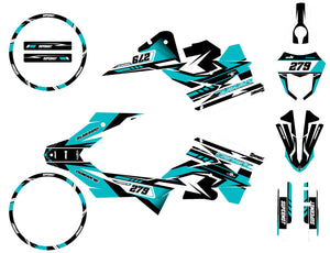 Kit déco Generic Trigger SM 50cc 2006-2018 Skynine | autocollants moto | personnalisation 50cc | armysctv