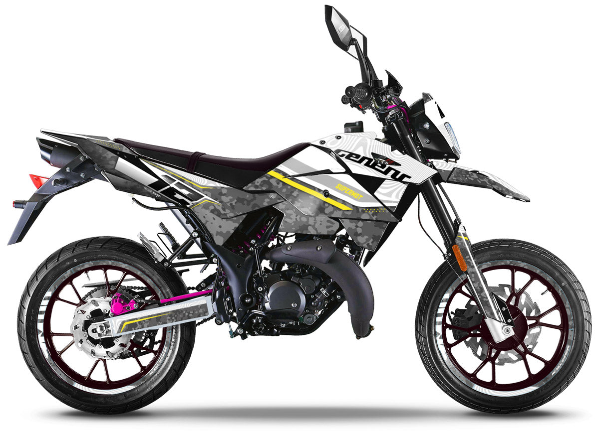 Dekor kit Generic Trigger SM 50cc 2006-2018 Warfare | Motorradaufkleber | Personalisierung 50cc | armysctv