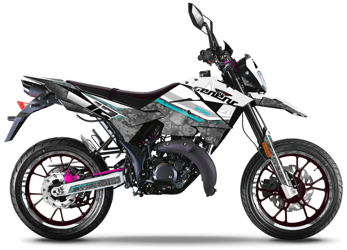 Dekor kit Generic Trigger SM 50cc 2006-2018 Warfare | Motorradaufkleber | Personalisierung 50cc | armysctv