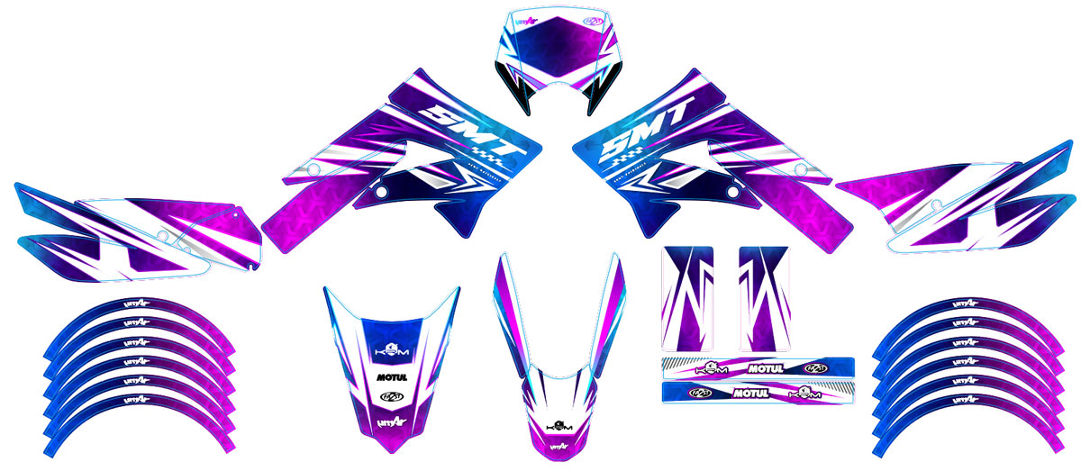 50cc Graphics kit Gilera SMT 2011-2017 R-Force