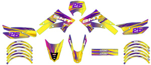 Kit pegatinas 50cc Gilera SMT 2011-2017 Army Flamer | pegatinas para moto | personalización 50cc | armysctv