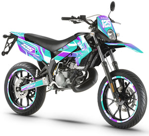 Kit pegatinas 50cc Gilera SMT 2011-2017 MX Sky | pegatinas para moto | personalización 50cc | armysctv