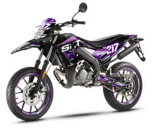 Kit pegatinas 50cc Gilera SMT 2018-2025 Lilaks | pegatinas para moto | personalización 50cc | armysctv