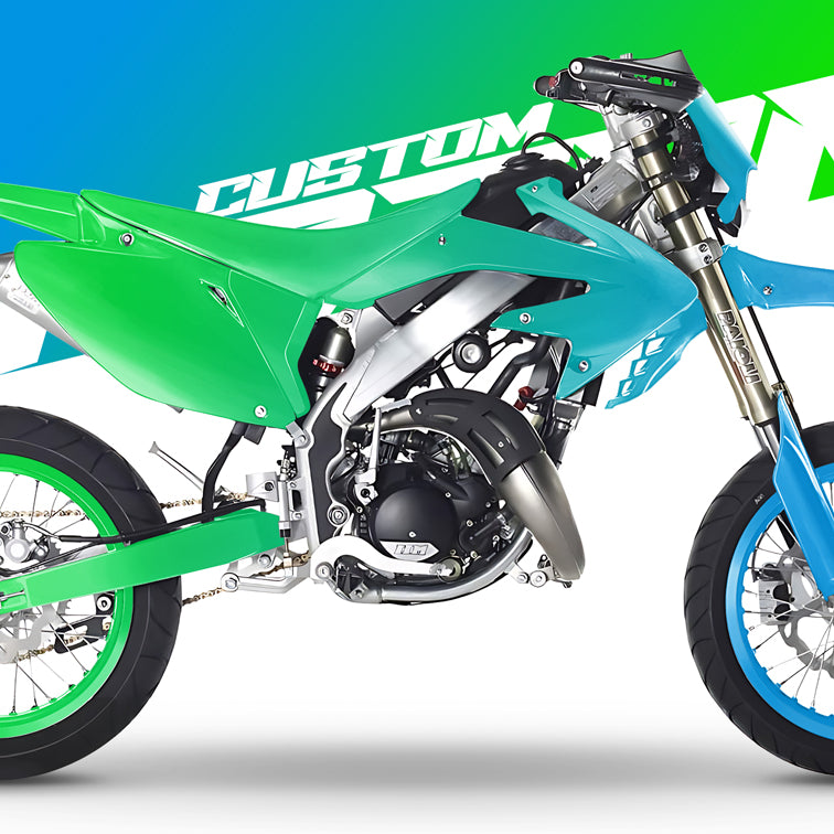 Kit pegatinas 100% personalizado Honda HM CRM 50 Derapage | pegatinas para moto | personalización 50cc | armysctv