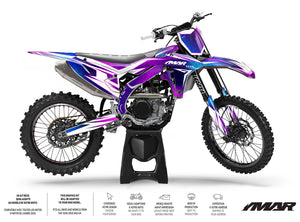 Kit de pegatinas Motocross R-Force – Compatible con todos los modelos, estilo de competición en motocross con diseño audaz y acabados de primera calidad.