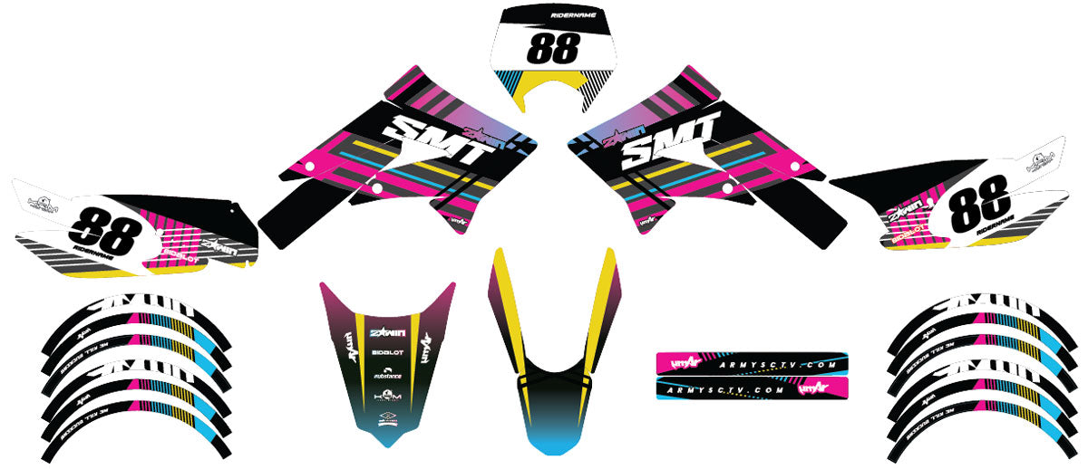 50cc Graphics kit Gilera SMT 2011-2017 Army Haze