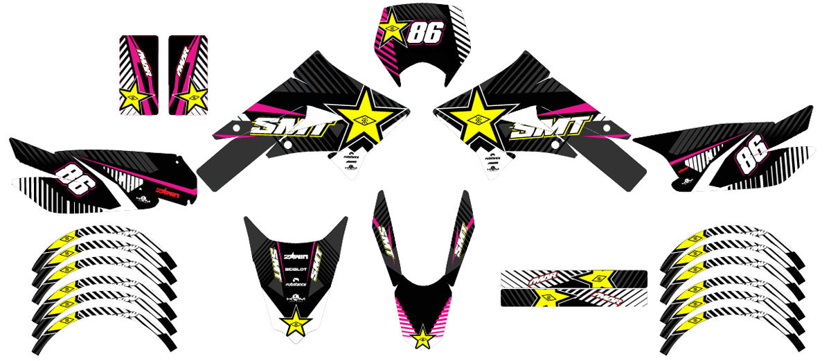 50cc Graphics kit Gilera SMT 2011-2017 Rockstar