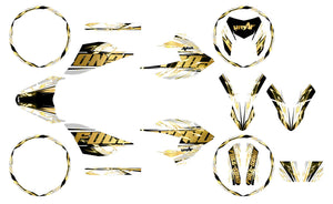 Dekor kit 50cc Masai X-Ray 2019-2025 Haymaker | Motorradaufkleber | 50cc Personalisierung | armysctv