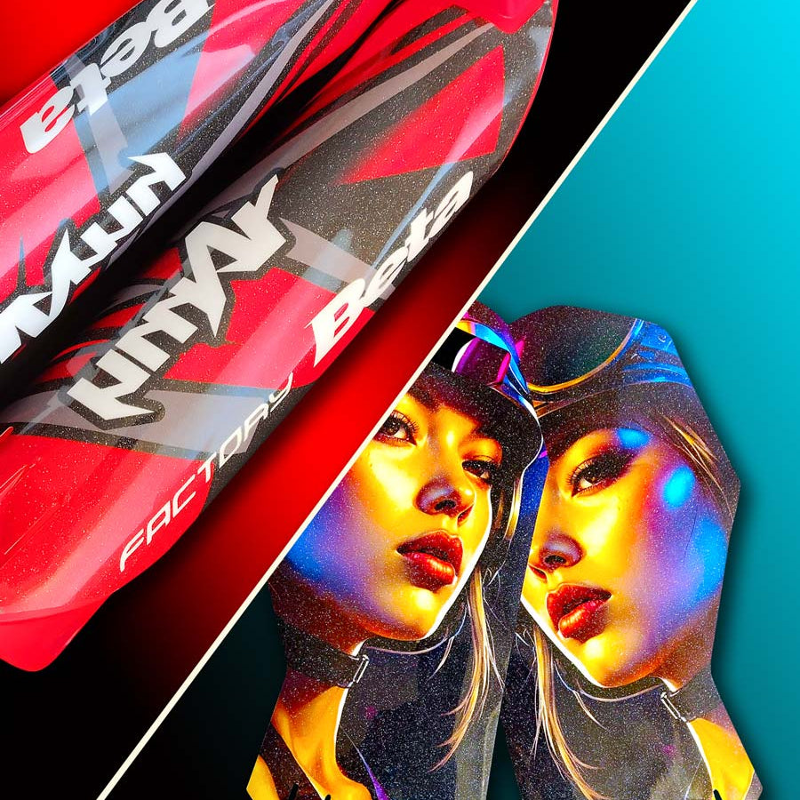 kit déco sur mesure protection de fourhe moto