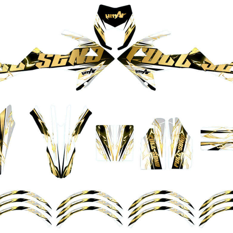 Kit pegatinas Rieju MRT 50cc 2022-2025 Haymaker | pegatinas para moto | personalización 50cc | armysctv