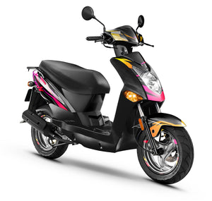 Dekor kit Roller Kymco Agility 50 und 125cc Eclipse | Motorradaufkleber | Personalisierung 50cc | armysctv
