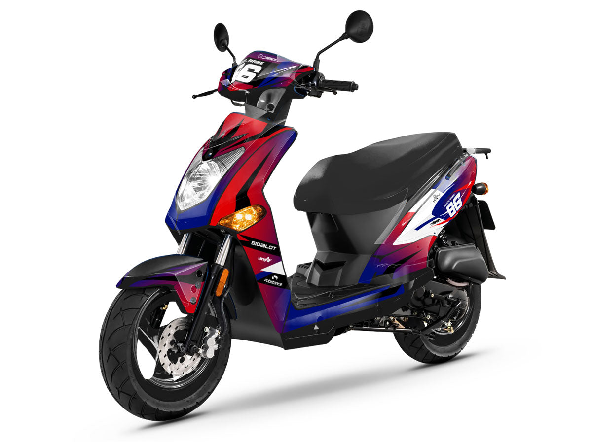 Kymco Agility 50 and 125cc Gradient scooter decoration kit