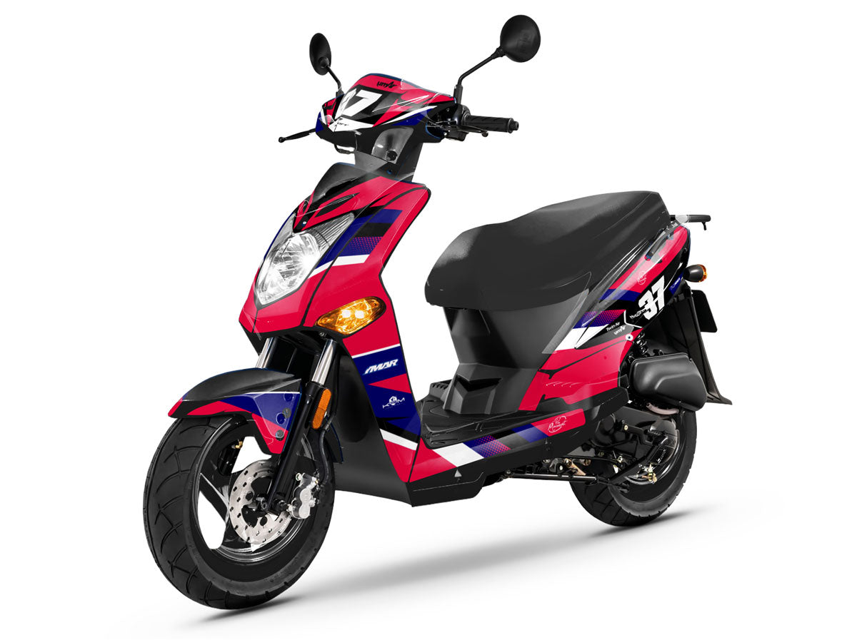Kymco Agility 50 and 125cc Hero scooter decoration kit