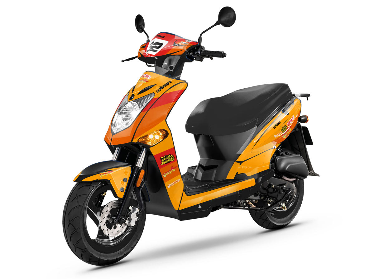 Graphics kit Kymco Agility 50 and 125cc Malossi scooter