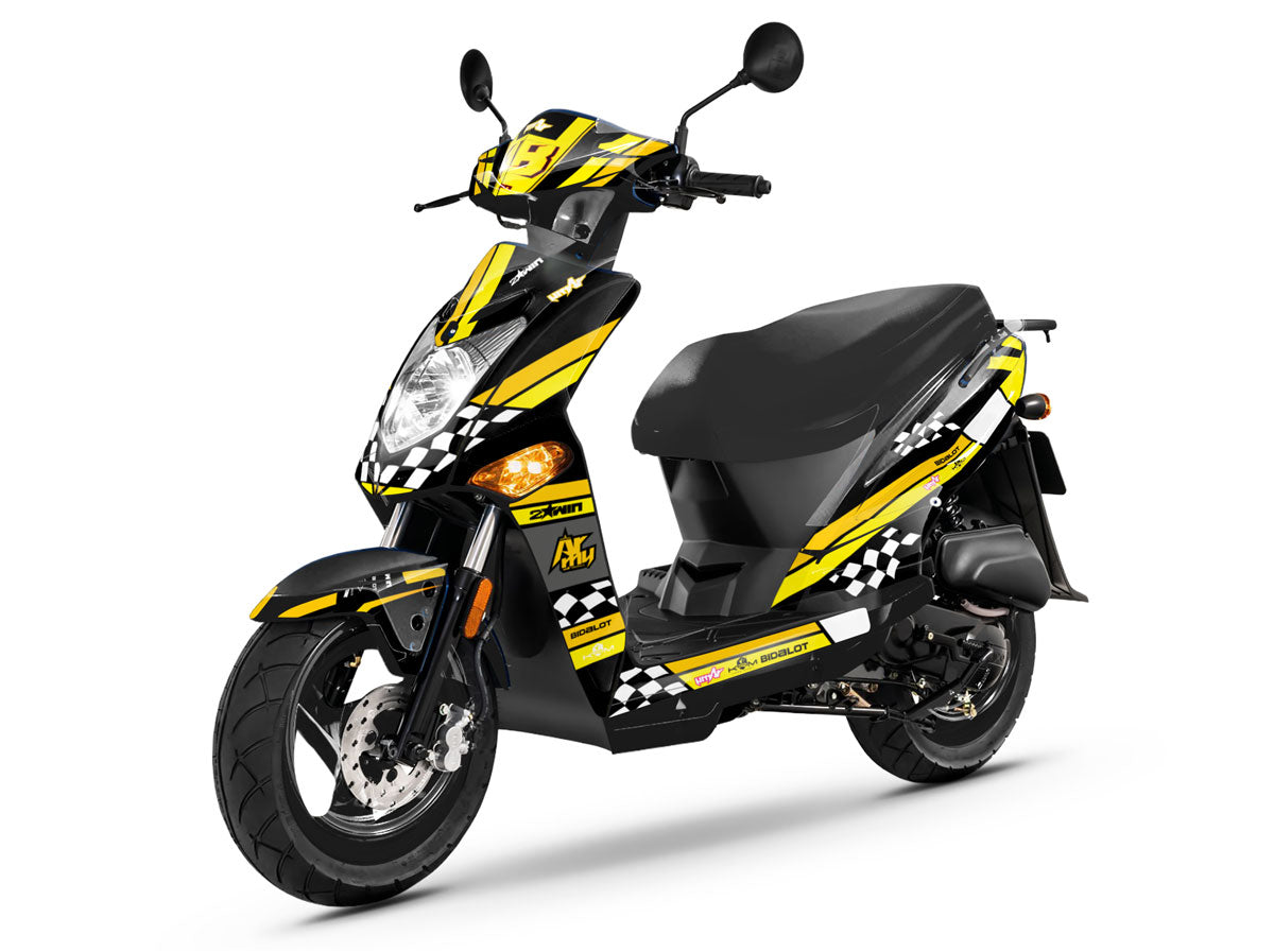 Graphics kit Kymco Agility 50 and 125cc Mooney scooter
