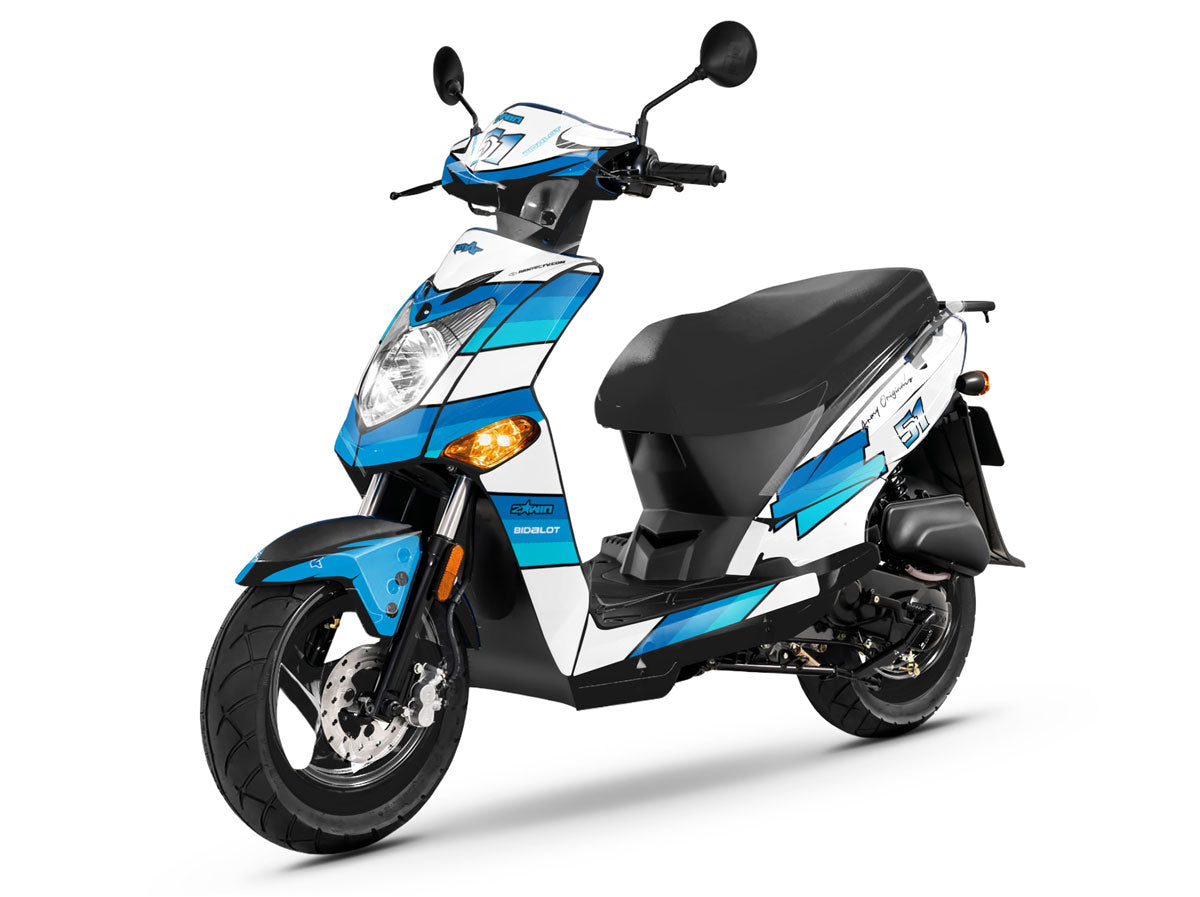 Graphics kit Kymco Agility 50 and 125cc Polini scooter
