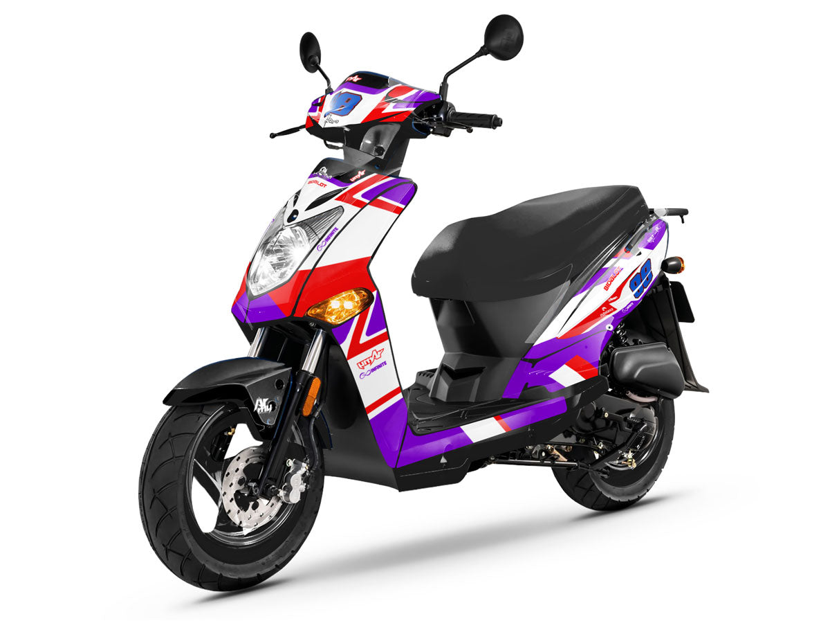 Kymco Agility 50 and 125cc Pramac scooter decoration kit