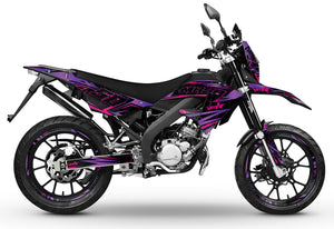Dekor kit 50cc Masai X-Ray 2019-2025 Bleuz | Motorradaufkleber | 50cc Personalisierung | armysctv