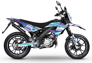 Dekor kit 50cc Masai X-Ray 2019-2025 Komplexität | Motorradaufkleber | Personalisierung 50cc | armysctv