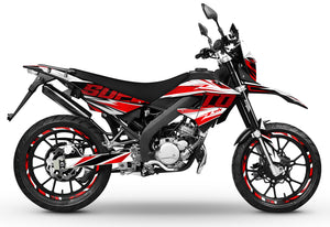 Dekor kit 50cc Masai X-Ray 2019-2025 Courtesy | Motorradaufkleber | 50cc Personalisierung | armysctv