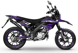 Deko-sett 50cc Masai X-Ray 2019-2025 Illuzion | motorsykkelklistremerker | tilpasning 50cc | armysctv