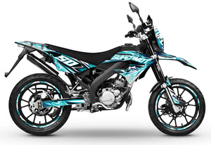 Dekor kit 50cc Masai X-Ray 2019-2025 Shaker | Motorradaufkleber | 50cc Personalisierung | armysctv