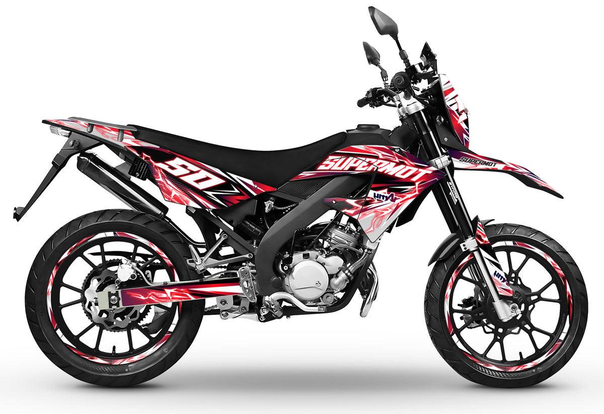 50cc Graphics kit Masai X-Ray 2019-2025 Shaker | motorcycle stickers | 50cc customization | armysctv