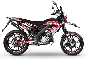 Dekor kit 50cc Masai X-Ray 2019-2025 Shaker | Motorradaufkleber | 50cc Personalisierung | armysctv