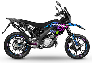 Dekor kit 50cc Masai X-Ray 2019-2025 Wirbel | Motorradaufkleber | 50cc Personalisierung | armysctv