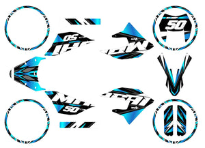 50cc Graphics kit Masai X-Ray 2019-2025 Vision | motorcycle stickers | 50cc customization | armysctv