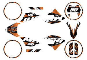 50cc Graphics kit Masai X-Ray 2019-2025 Vision | motorcycle stickers | 50cc customization | armysctv