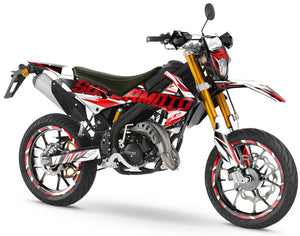Kit pegatinas Rieju MRT 50cc 2022-2025 Cortesía | pegatinas para moto | personalización 50cc | armysctv