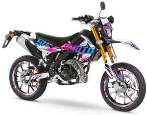 Kit pegatinas Rieju MRT 50cc 2022-2025 Cortesía | pegatinas para moto | personalización 50cc | armysctv