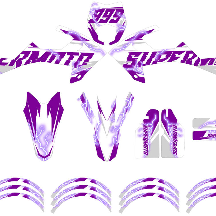 Kit pegatinas Rieju MRT 50cc 2022-2025 Encendedores | pegatinas para moto | personalización 50cc | armysctv