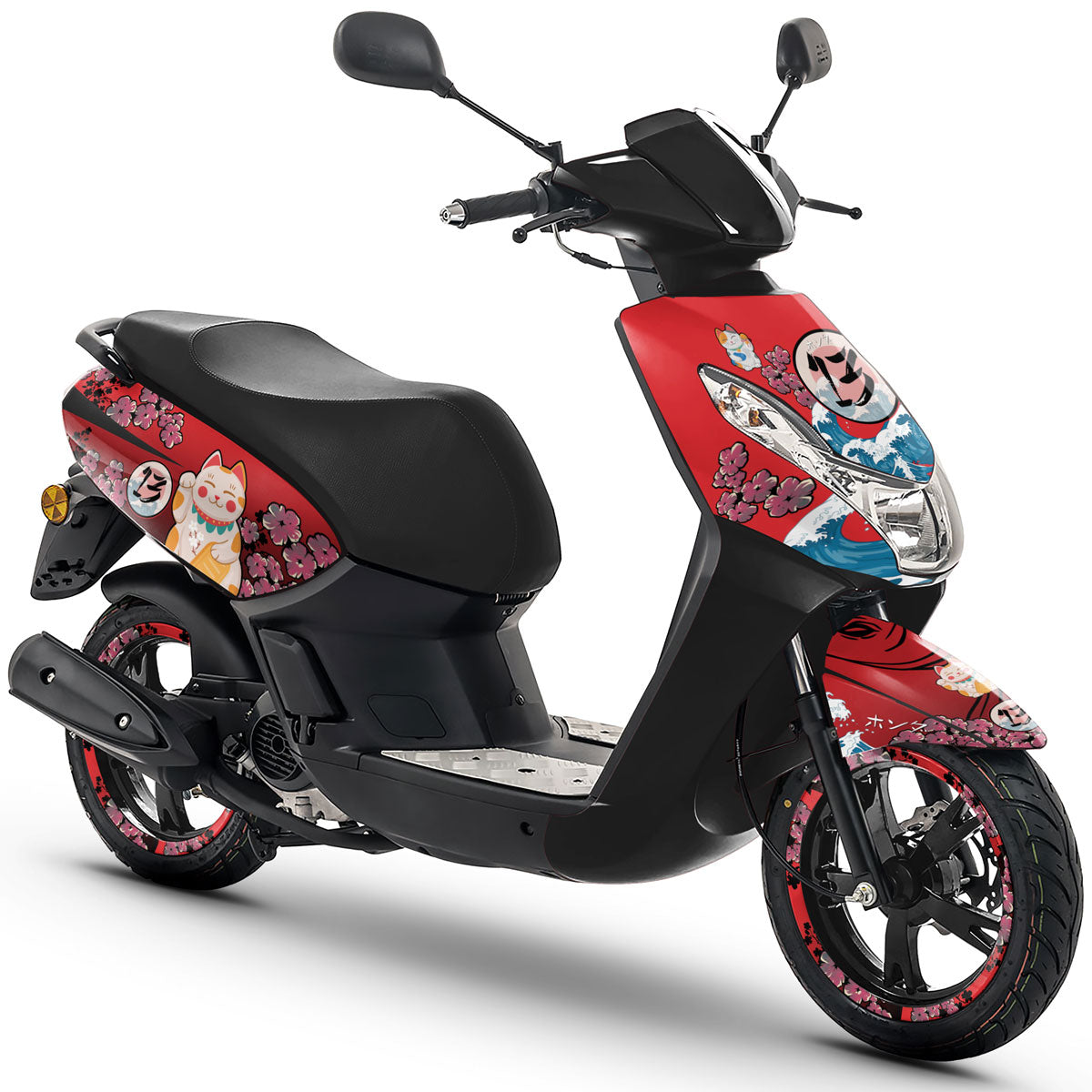 Dekor kit Roller Peugeot Kisbee 2010-2017 Arigato | Motorradaufkleber | Personalisierung 50cc | armysctv