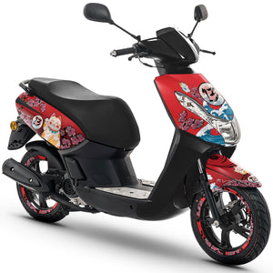 Dekor kit Roller Peugeot Kisbee 2010-2017 Arigato | Motorradaufkleber | Personalisierung 50cc | armysctv
