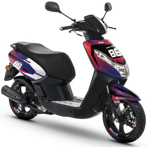 Dekor kit Roller Peugeot Kisbee 2010-2017 Farbverlauf | Motorradaufkleber | Personalisierung 50cc | armysctv