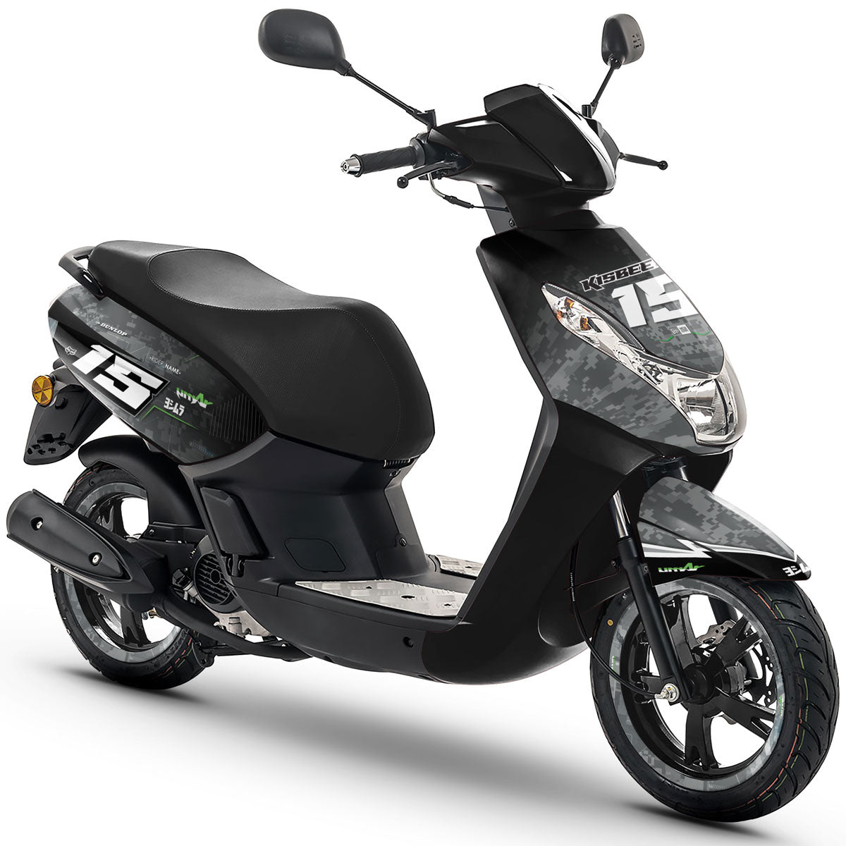 Kit déco scooter Peugeot Kisbee 2010-2017 Kawi | autocollants moto | personnalisation 50cc | armysctv