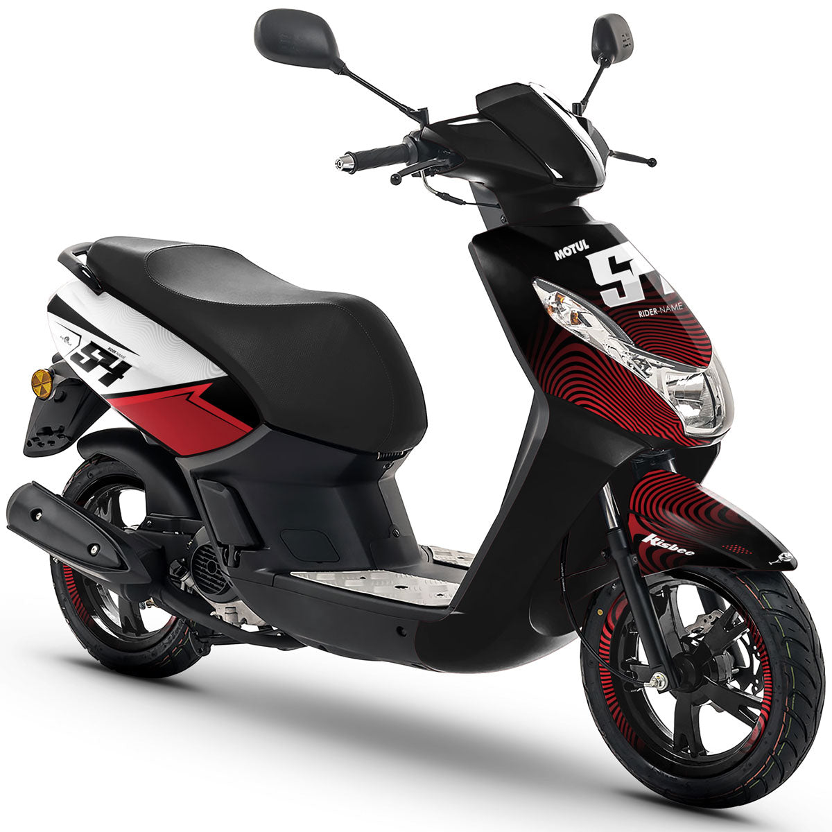 Kit déco scooter Peugeot Kisbee 2010-2017 Orion | autocollants moto | personnalisation 50cc | armysctv