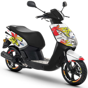 Dekor kit Roller Peugeot Kisbee 2010-2017 Racing Spirit | Motorradaufkleber | Personalisierung 50cc | armysctv